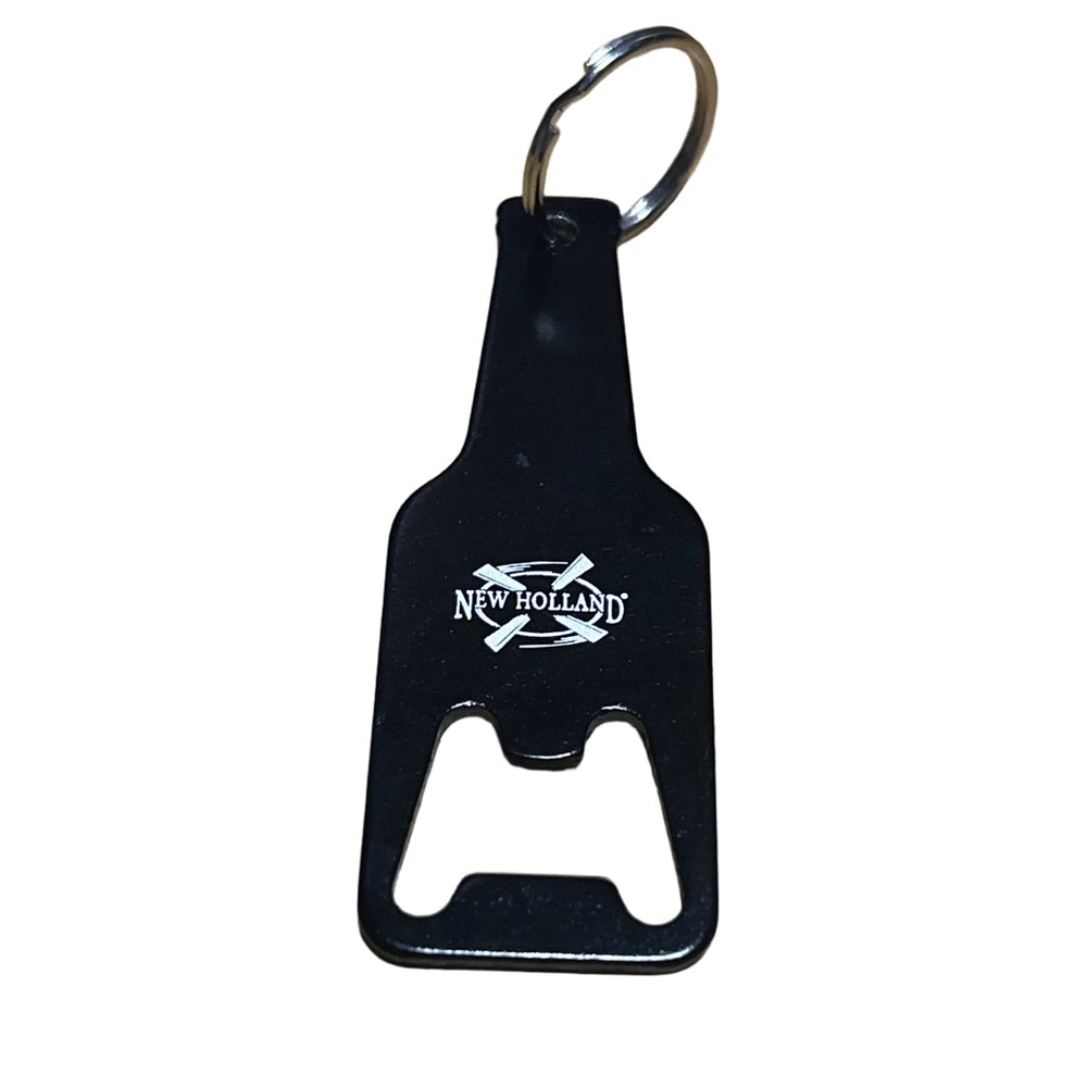 New Holland Unisex Bottle Opener Bar Accessory Black Silver